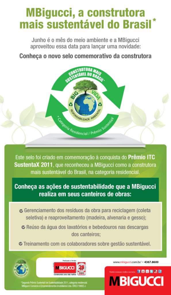 MBigucci, a construtora mais sustentável do país