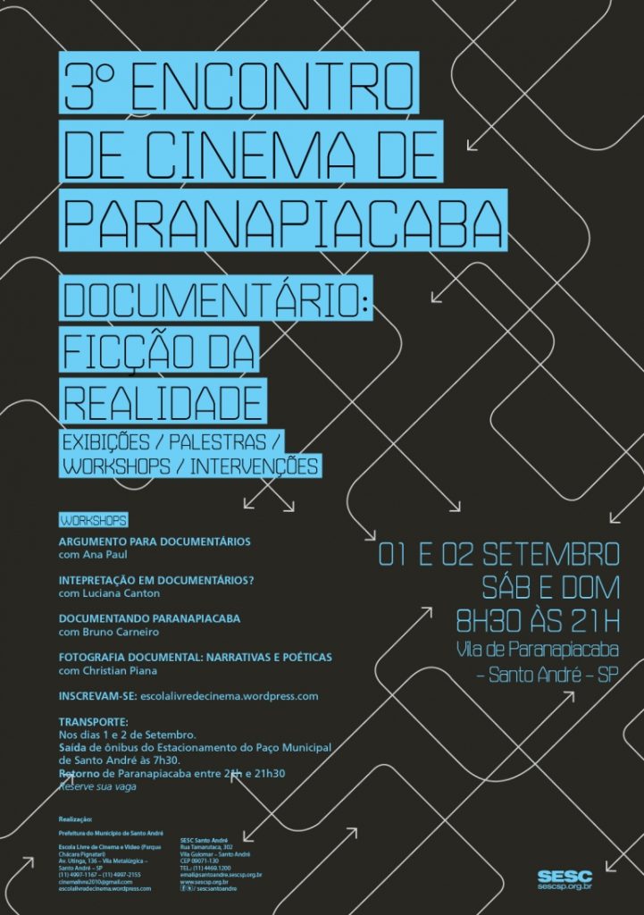 3 encontro de cinema de Paranapiacaba