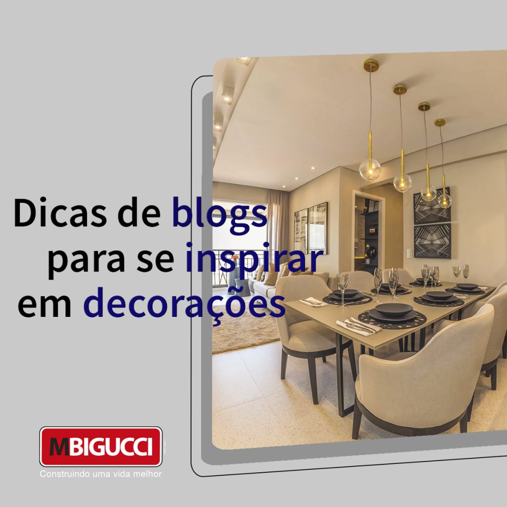 Dicas de blogs para se inspirar em decorações