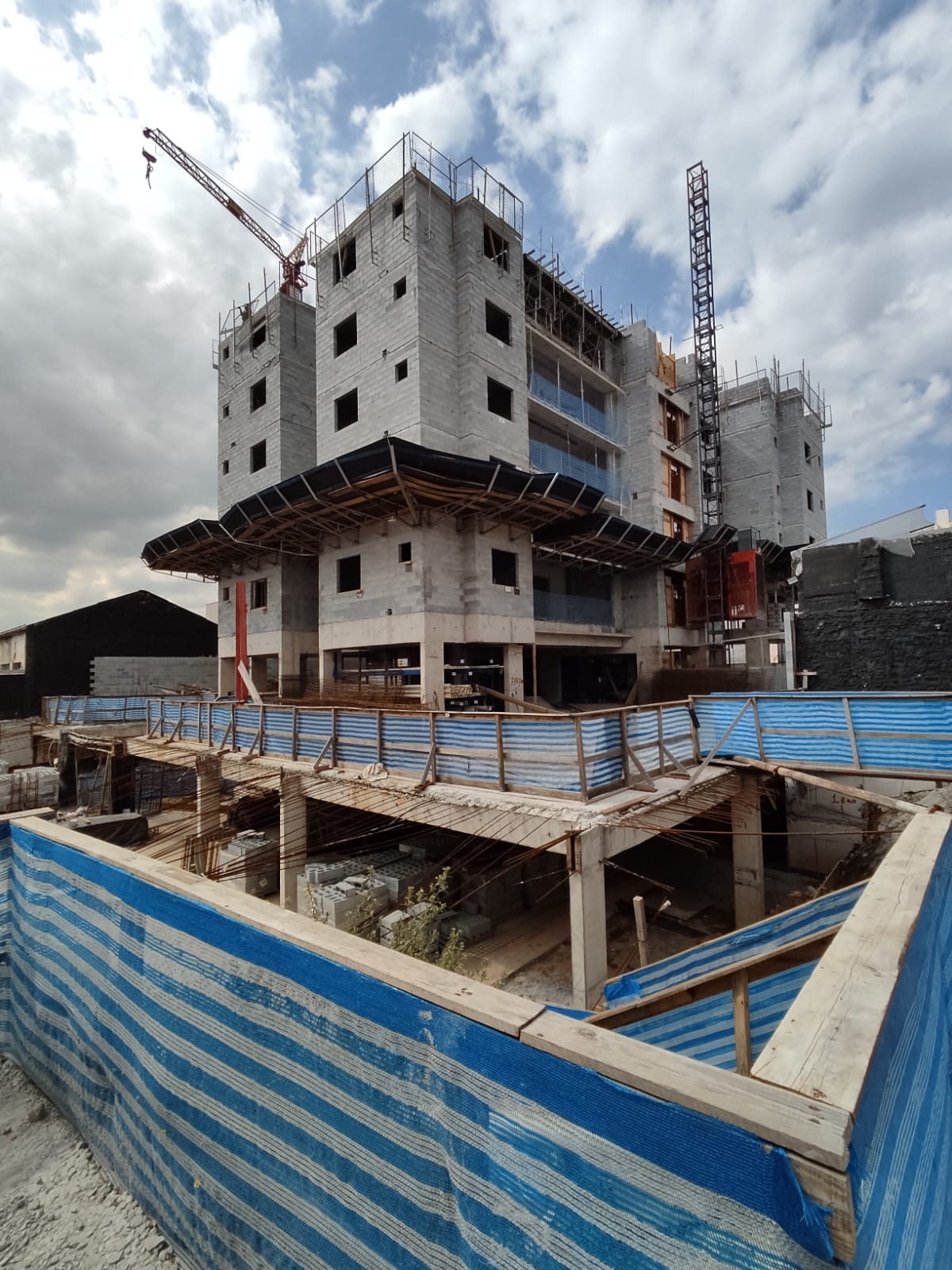 Obra do Palatium Ipiranga em Abril 2025