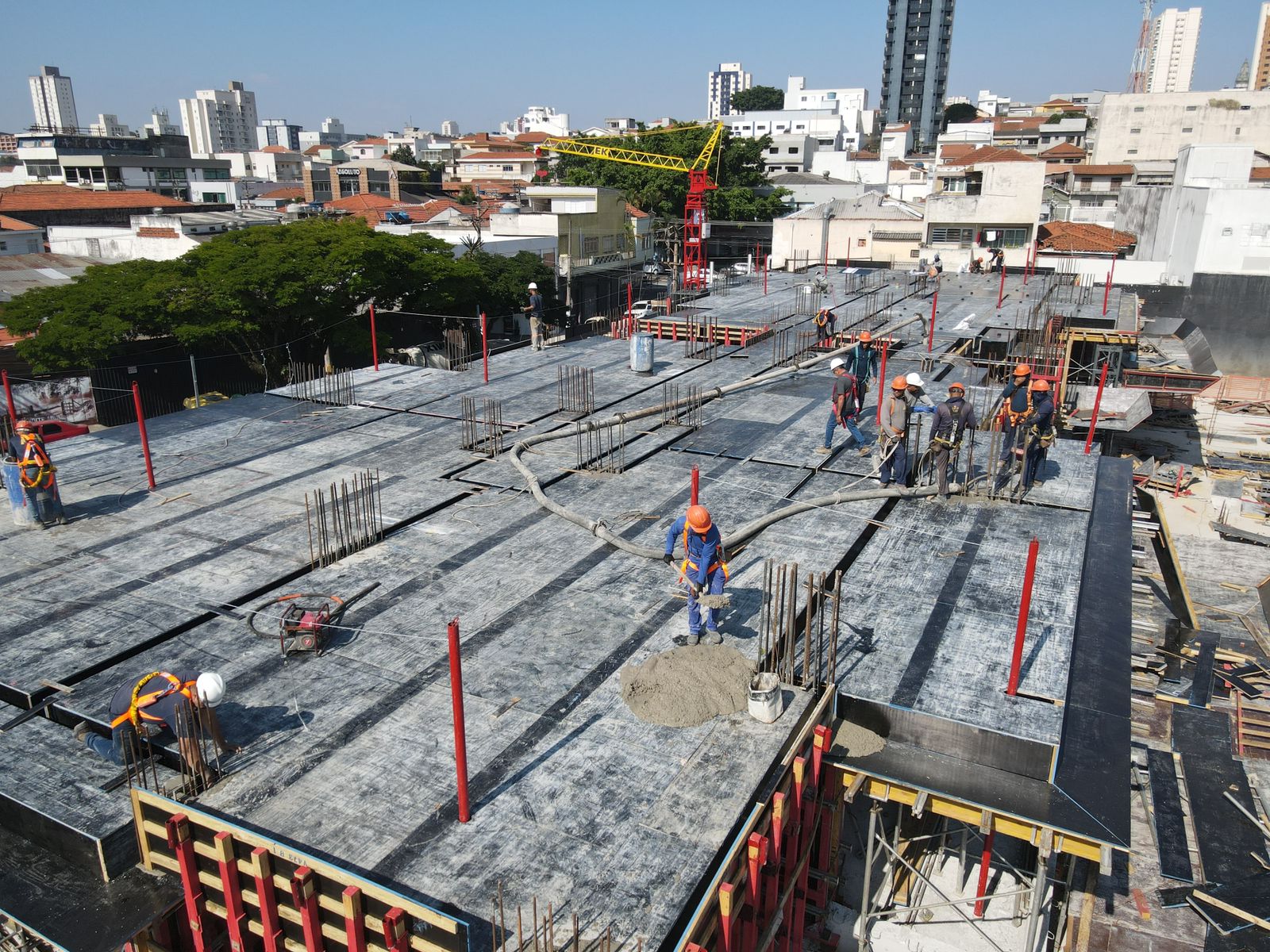Obra do Terrazzo MBigucci em Abril 2026