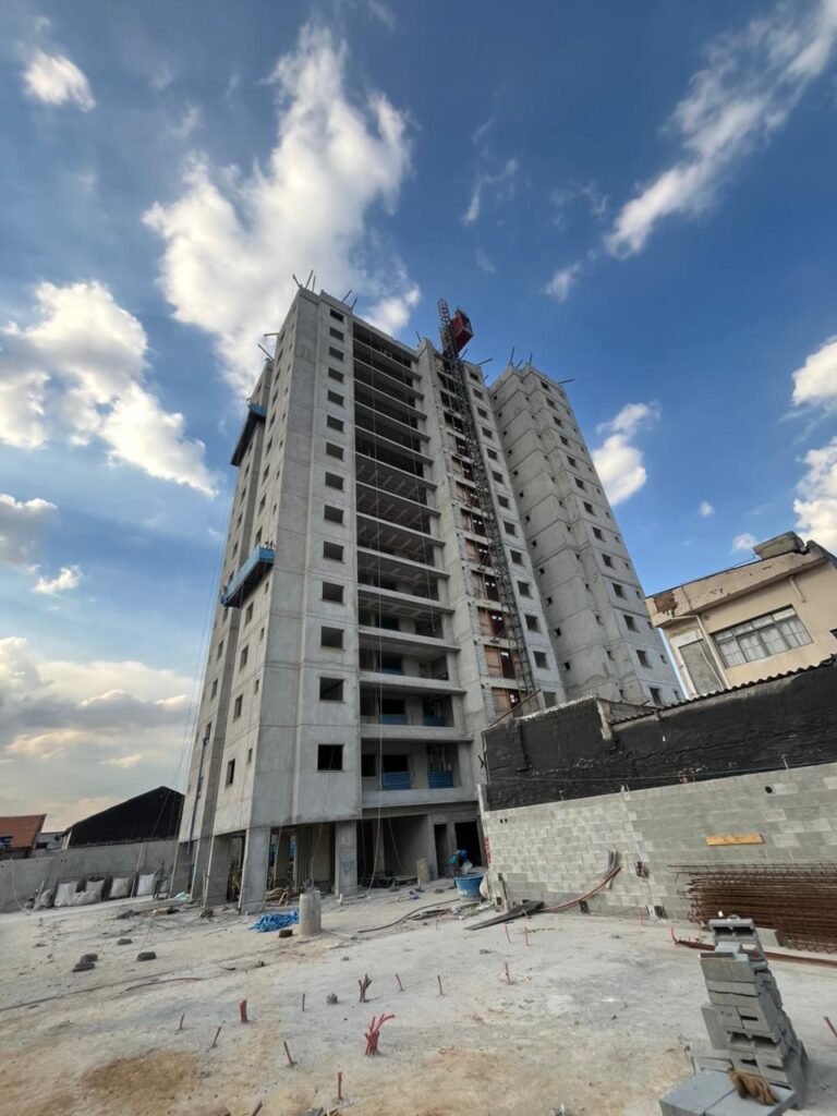 Obra do Palatium Ipiranga em Abril 2026
