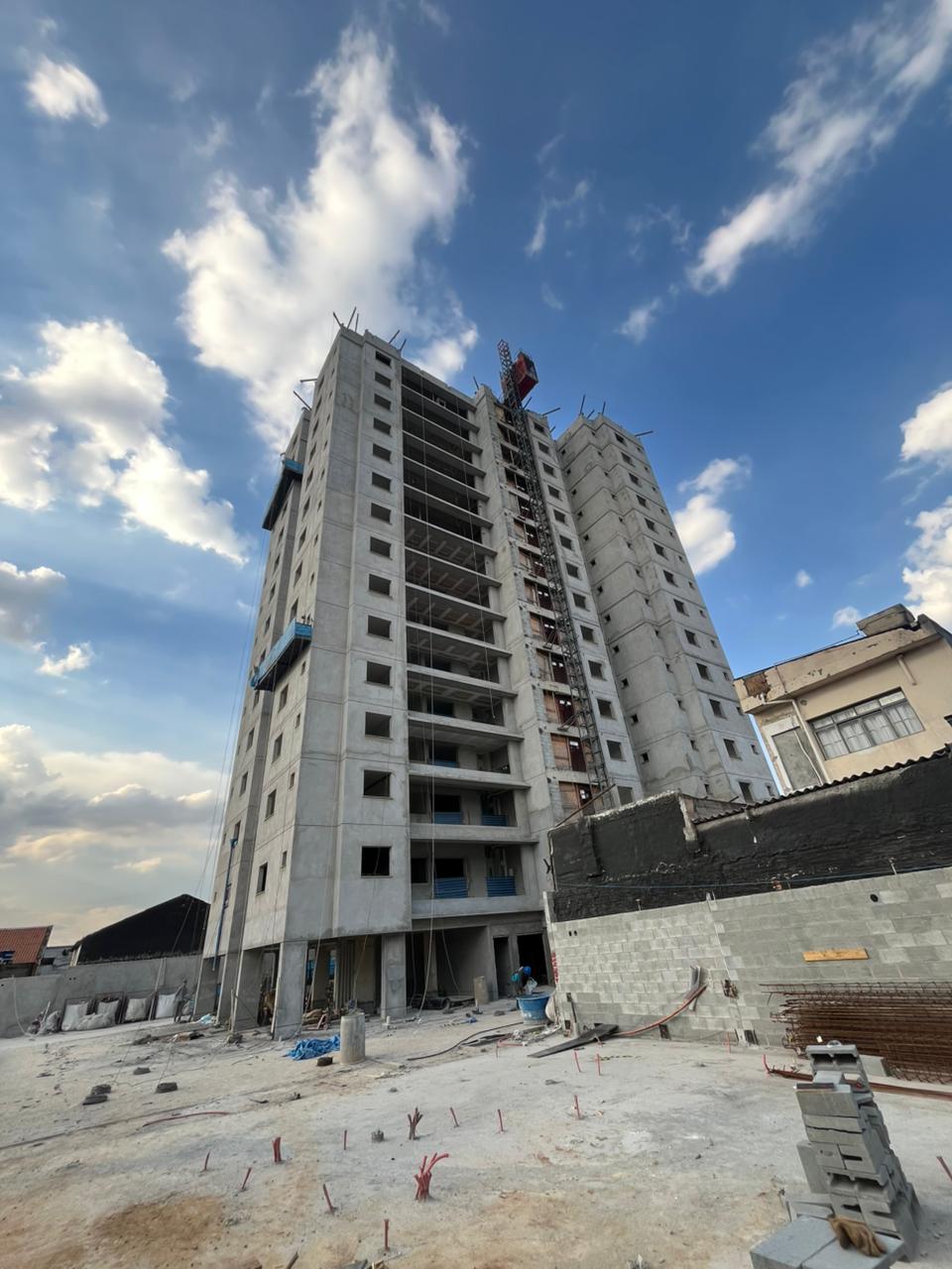 Obra do Palatium Ipiranga em Abril 2026