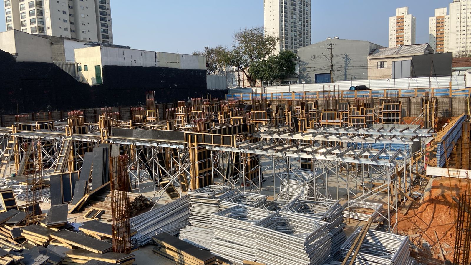 Obra do Palatium Ipiranga em Agosto 2024