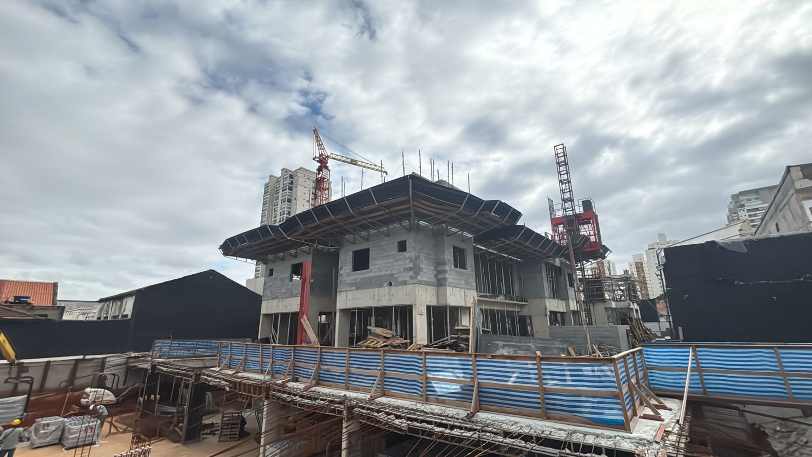 Obra do Palatium Ipiranga em Dezembro 2024