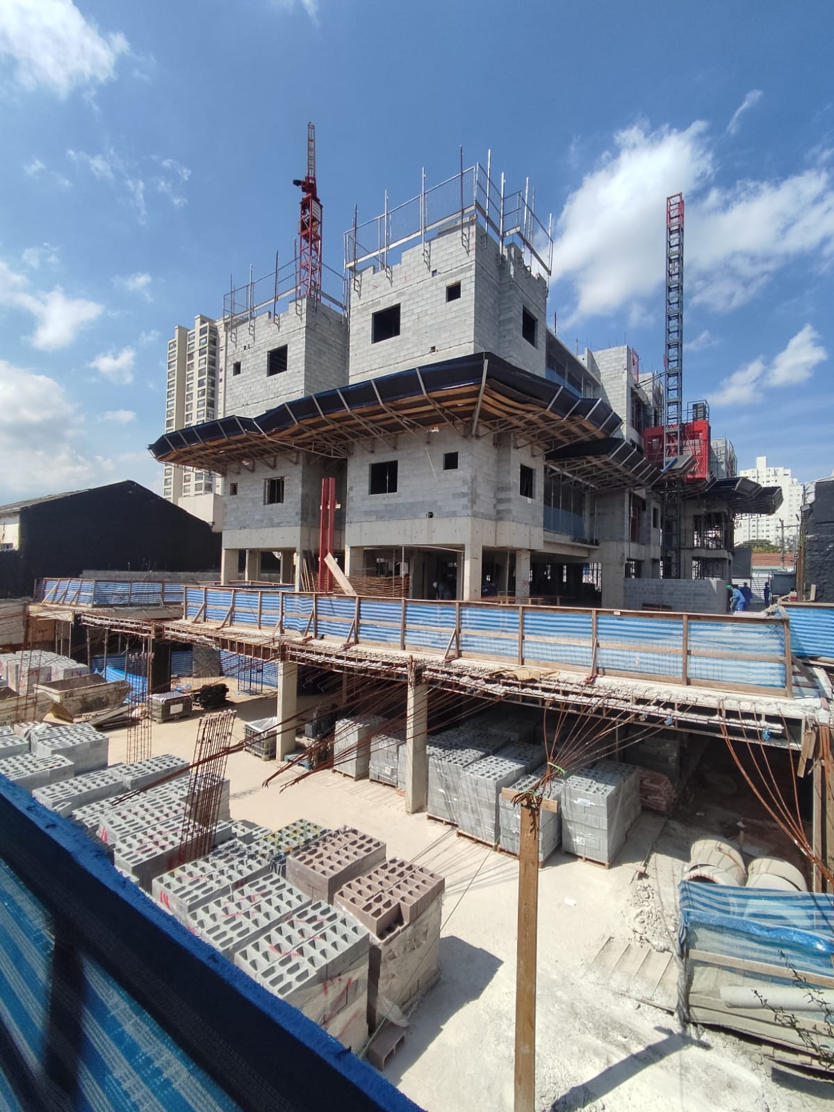 Obra do Palatium Ipiranga em Fevereiro 2025