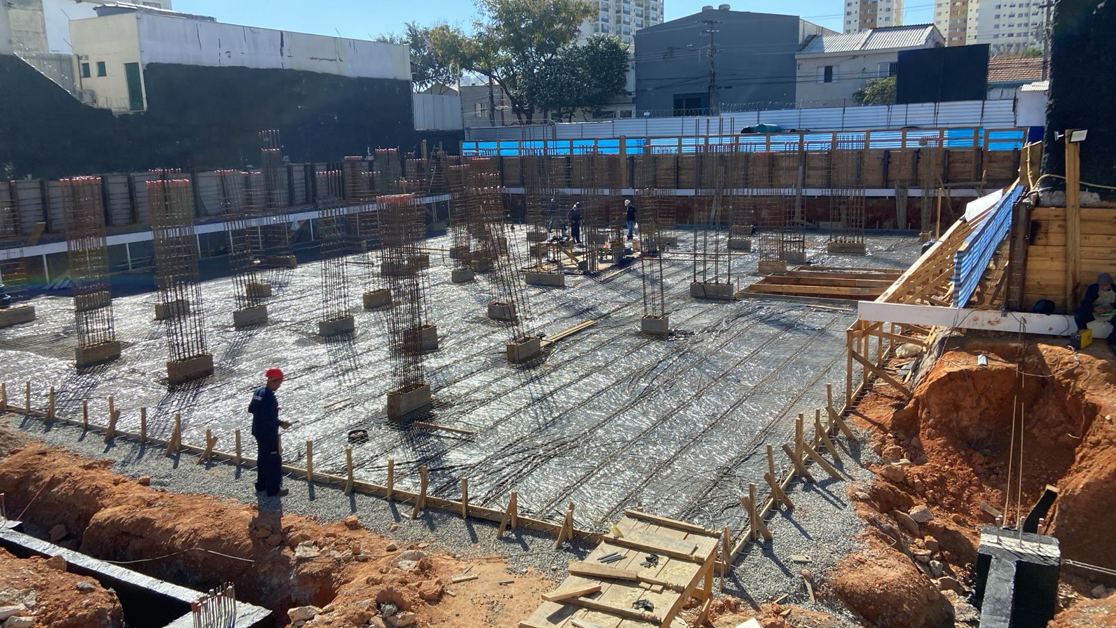 Obra do Palatium Ipiranga em Julho 2024