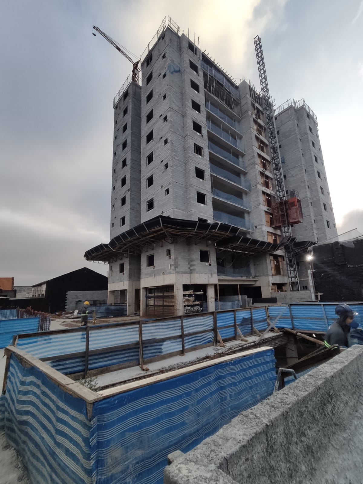 Obra do Palatium Ipiranga em Julho 2025