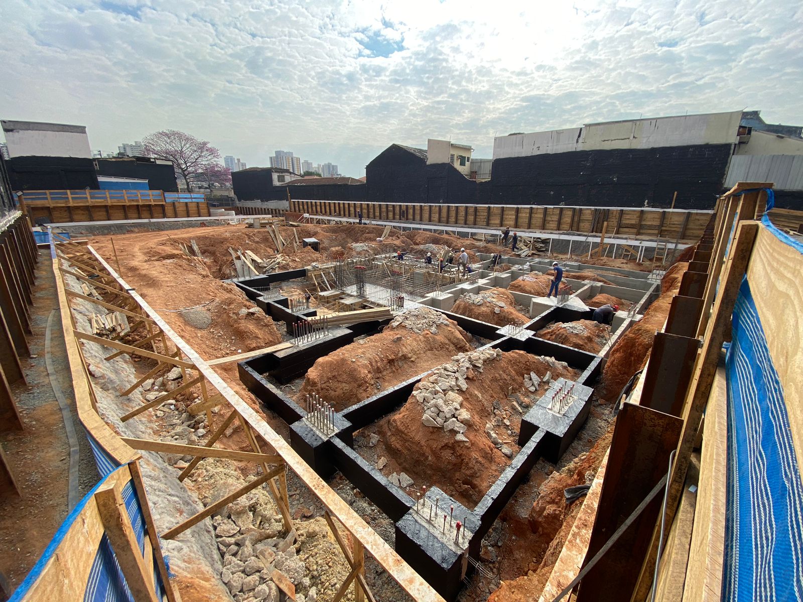 Obra do Palatium Ipiranga em Junho 2024