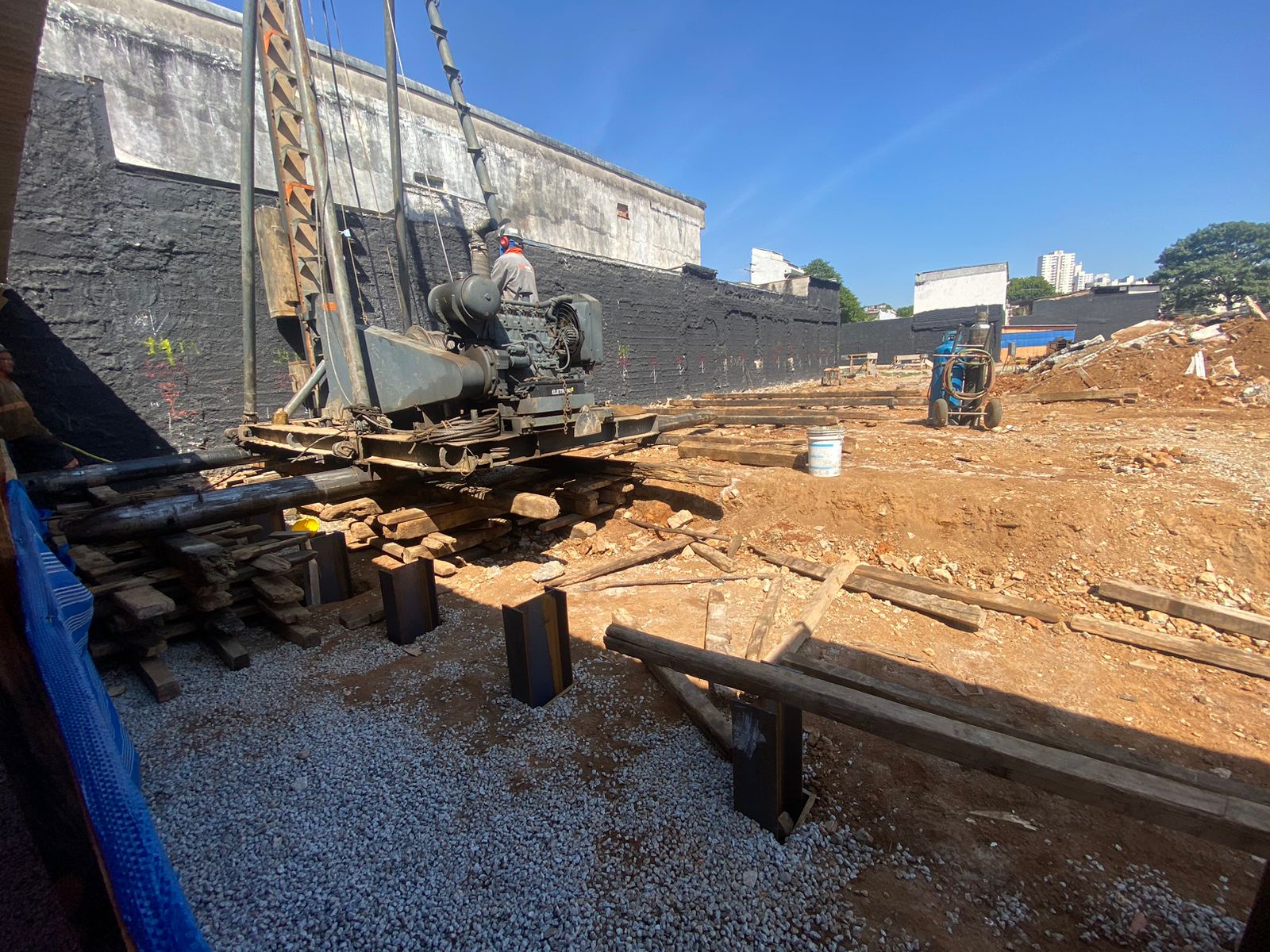 Obra do Palatium Ipiranga em Março 2024