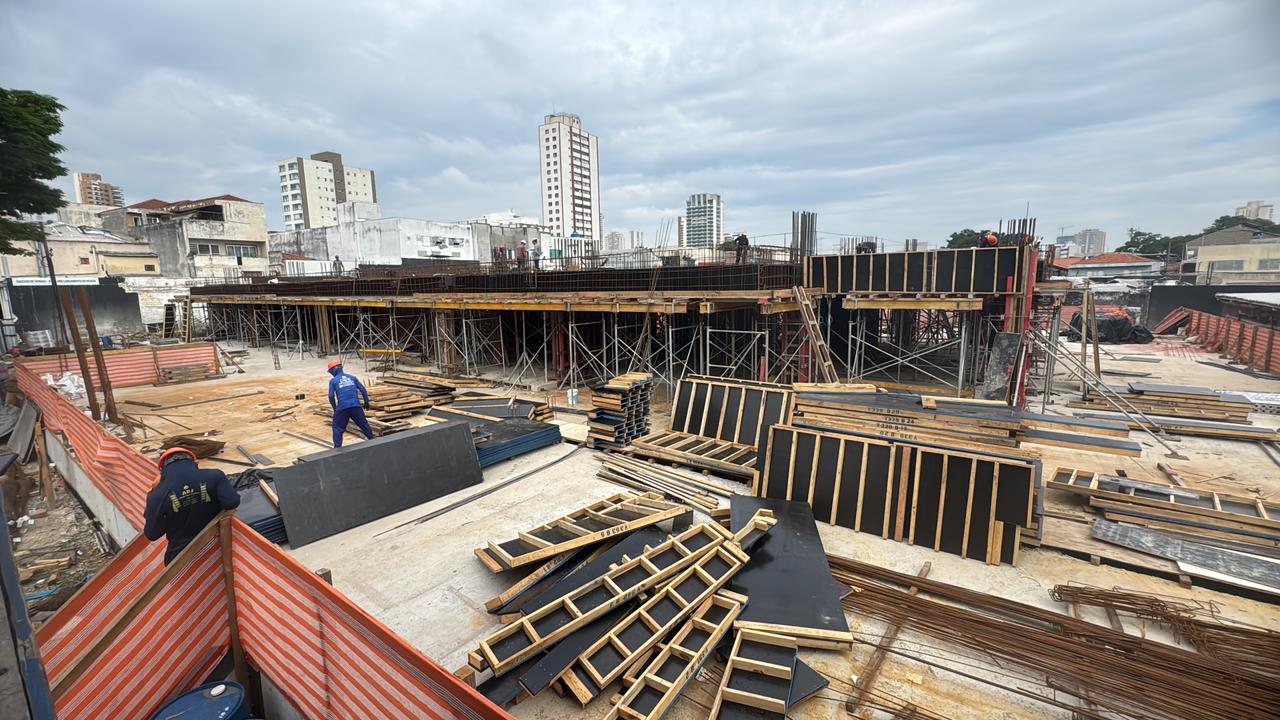 Obra do Terrazzo MBigucci em Março 2026
