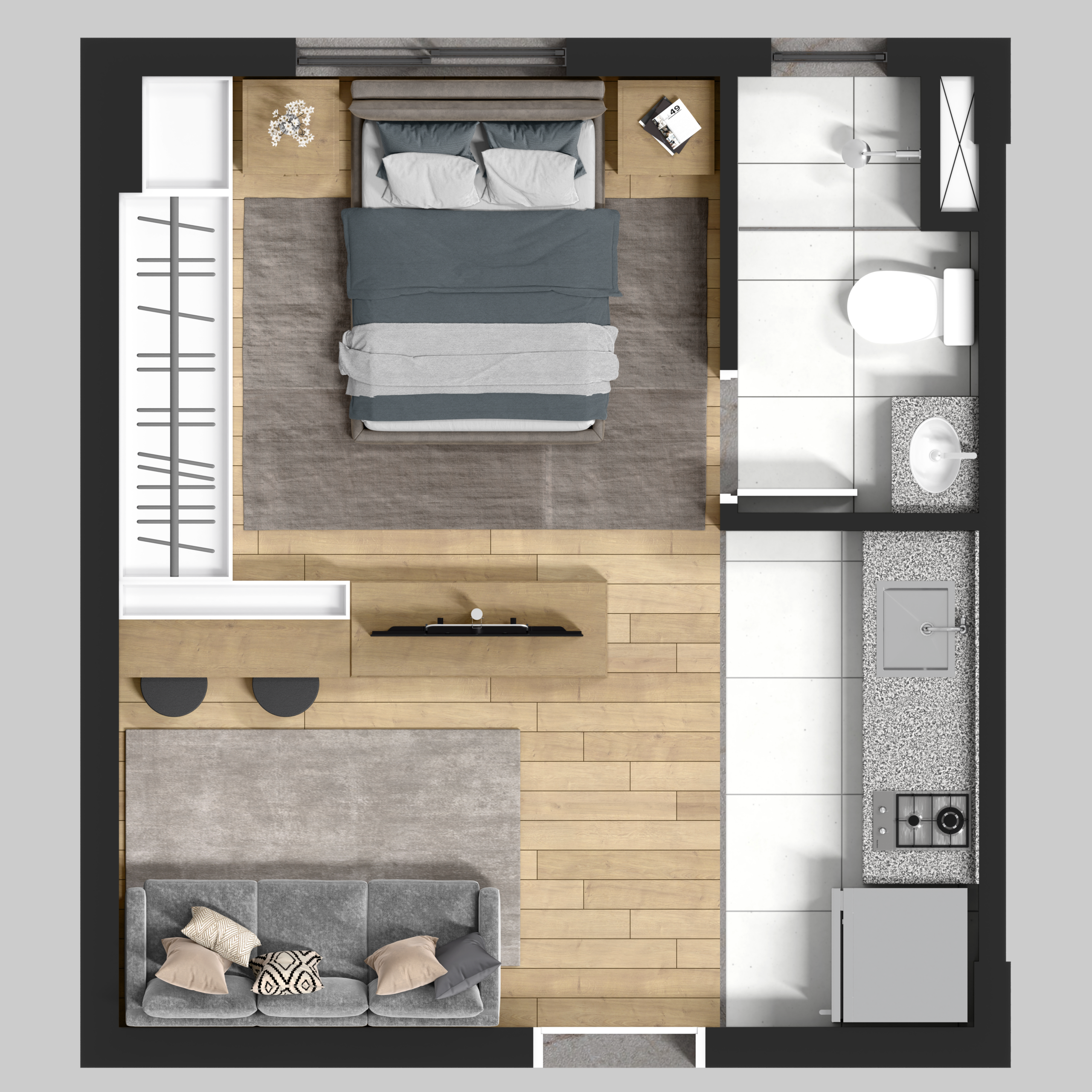 Planta 25m² — Life MBigucci