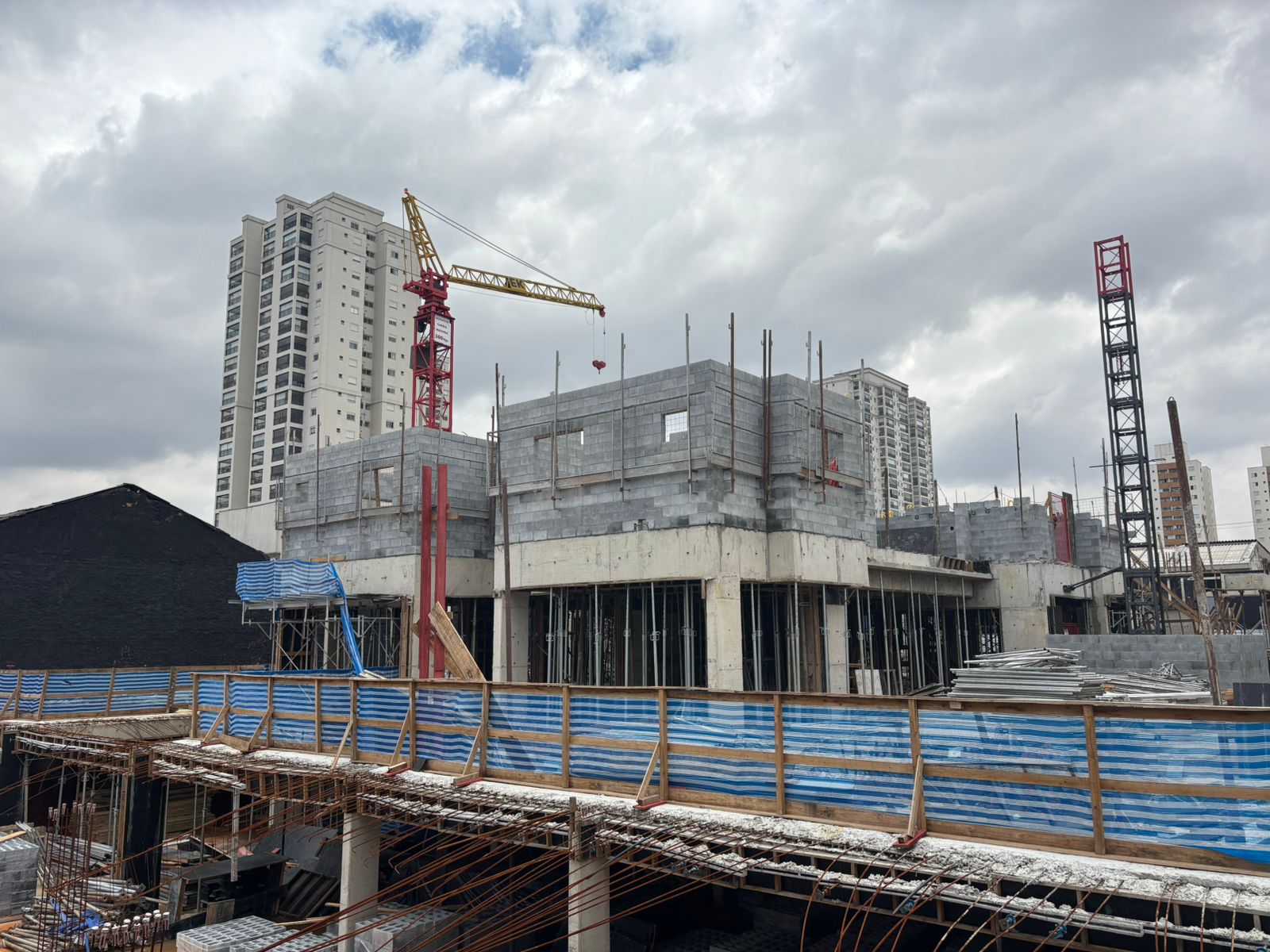 Obra do Palatium Ipiranga em Novembro 2024