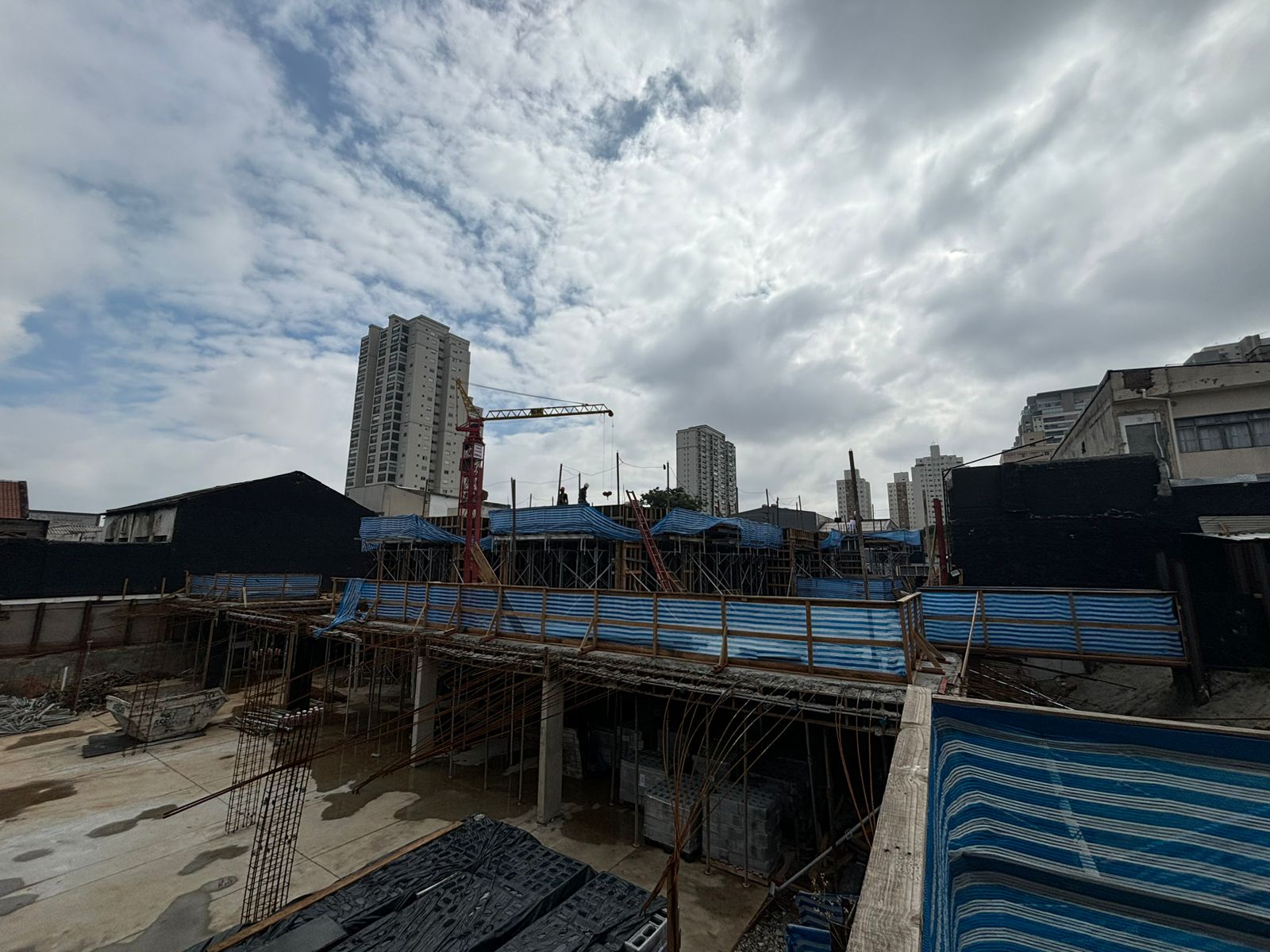 Obra do Palatium Ipiranga em Outubro 2024