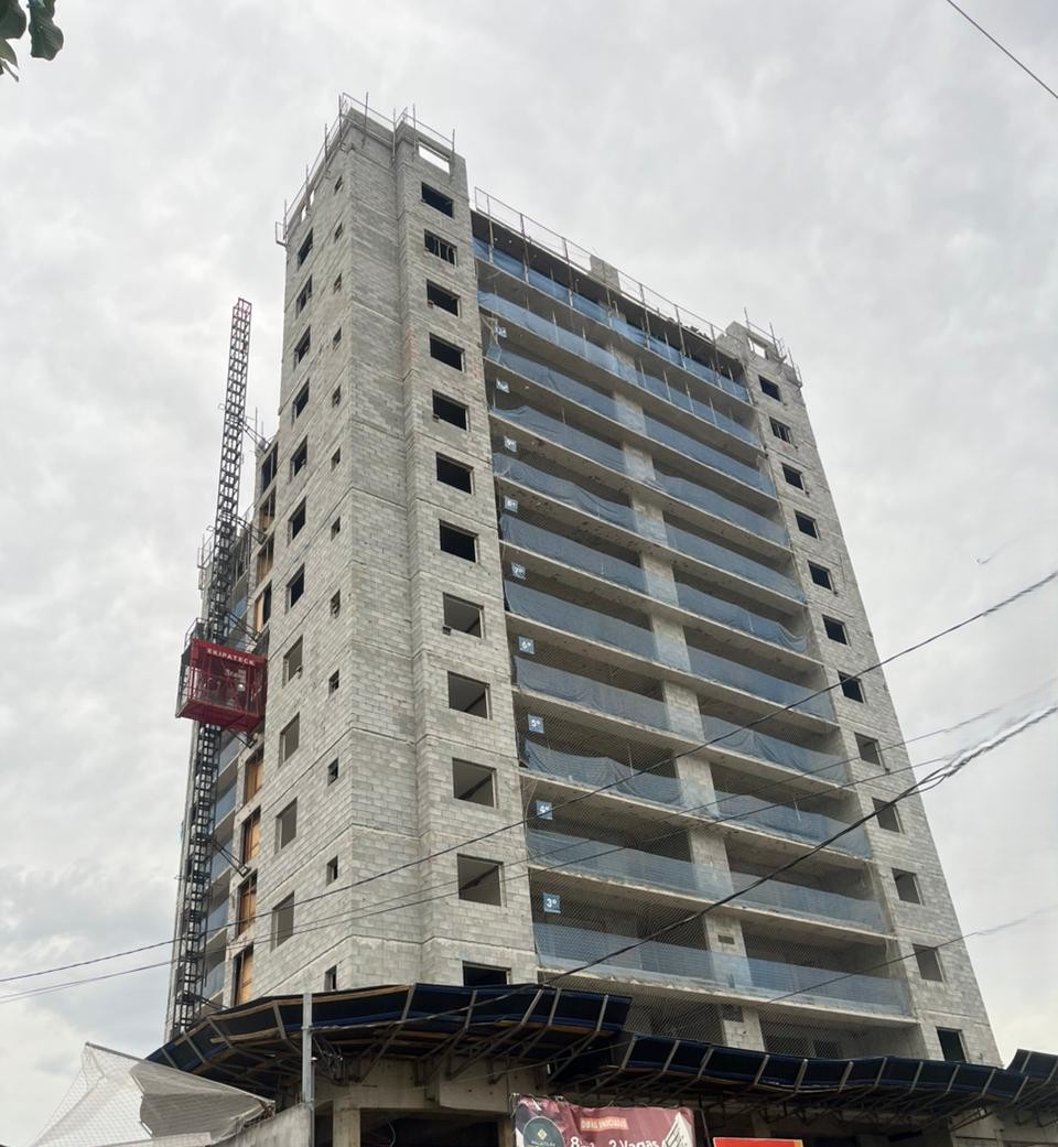 Obra do Palatium Ipiranga em Outubro 2025