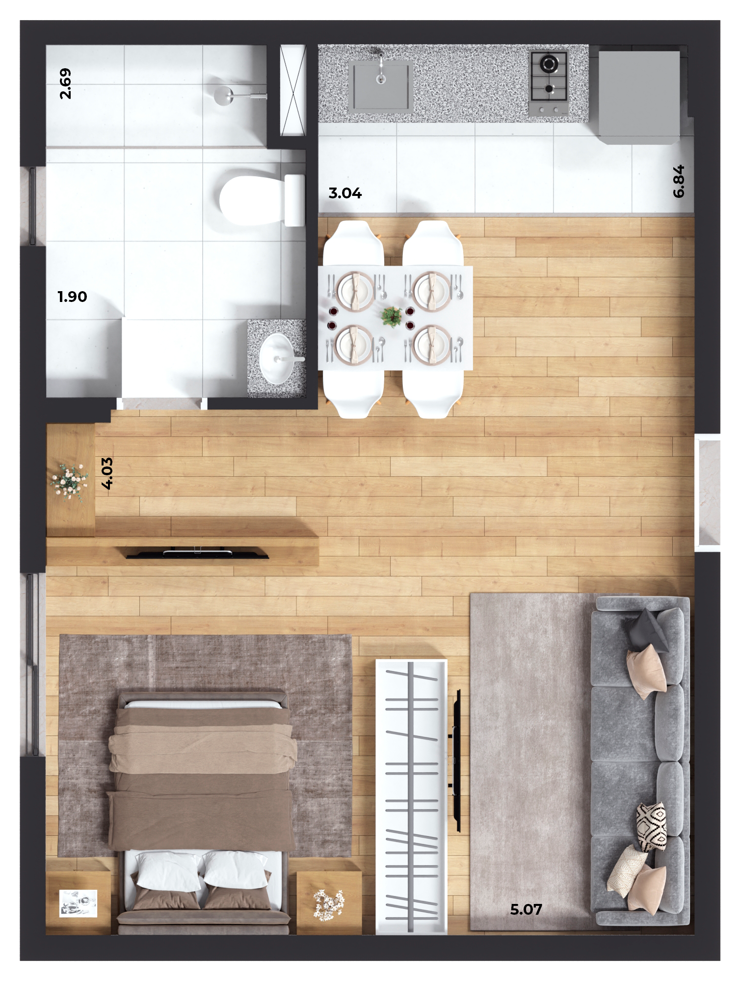 Planta 39m² — Life MBigucci