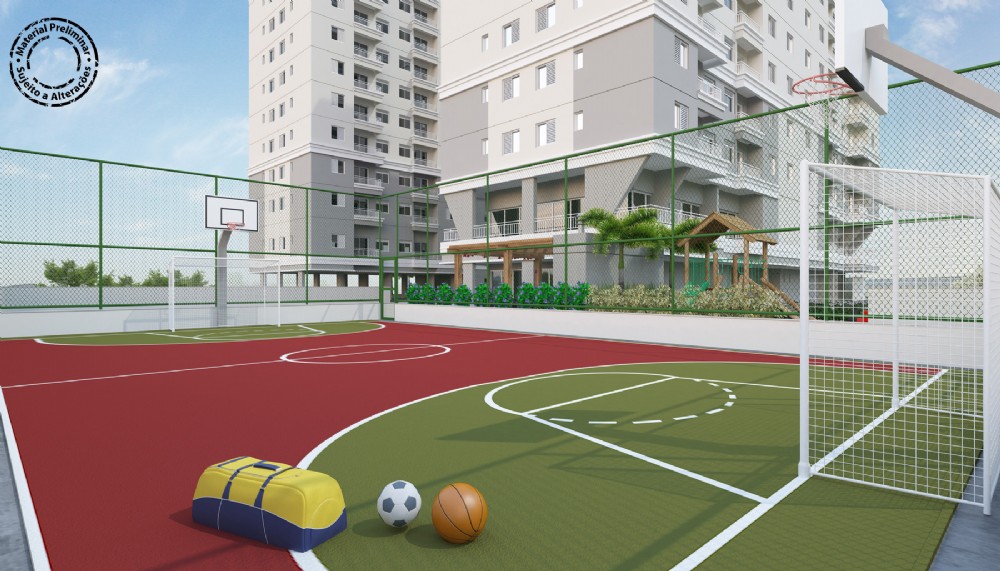 Perspectiva artistica da quadra