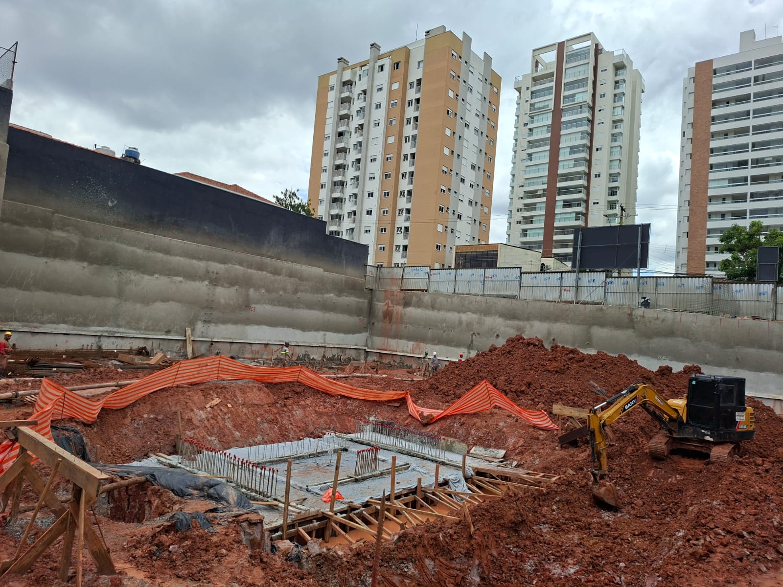 Obra do Infinite São Caetano em Janeiro 2026