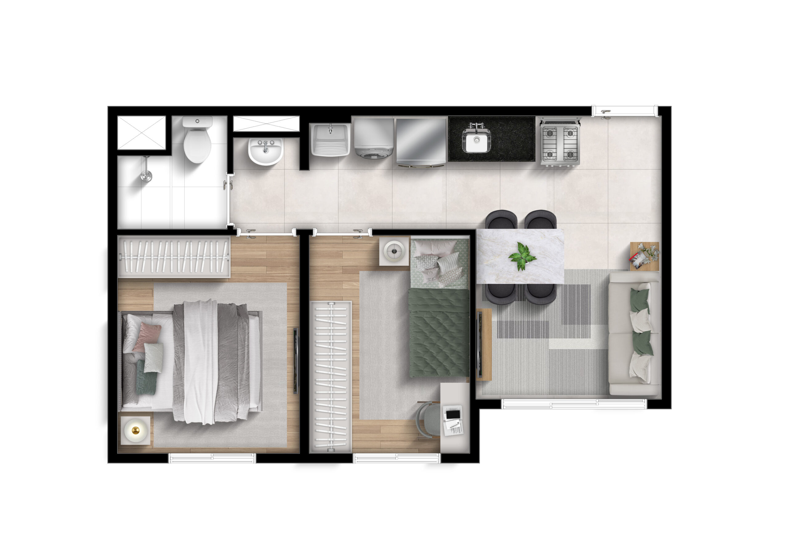 Planta 35m² — MBigucci Joy