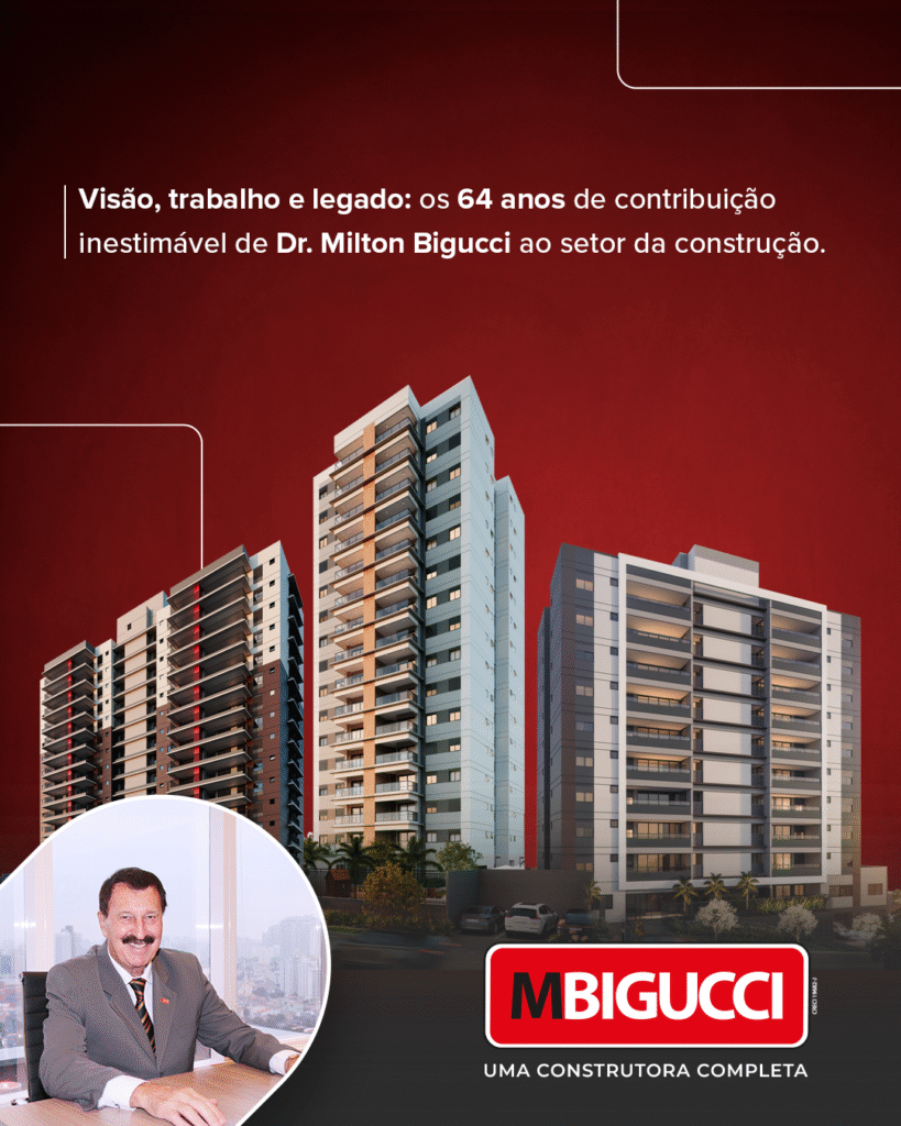 Milton Bigucci celebra 64 anos na Construção Civil