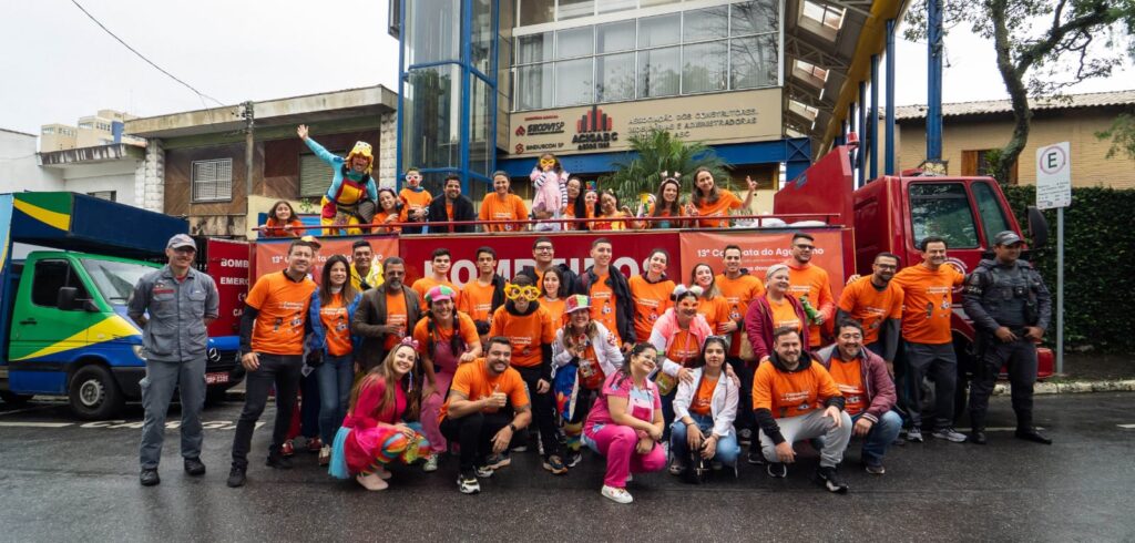 13ª Carreata do Agasalho promovida pela ACIGABC e Big Riso doa mais de 16 mil peças ao Lar Pequeno Leão