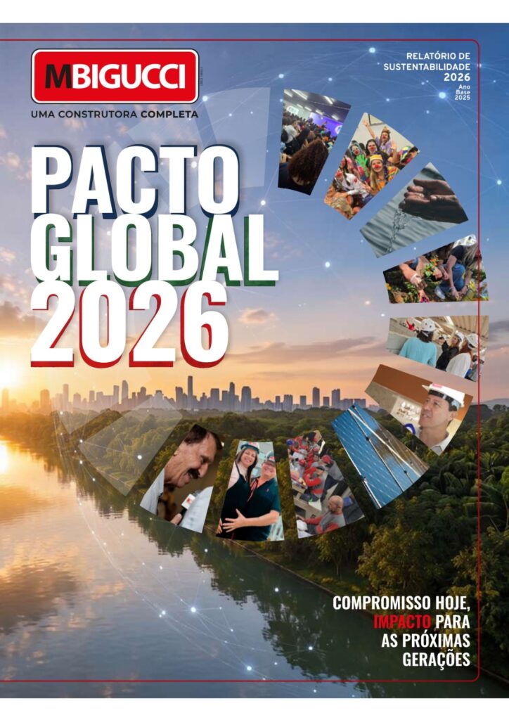 Capa do Relatório de Sustentabilidade da MBigucci