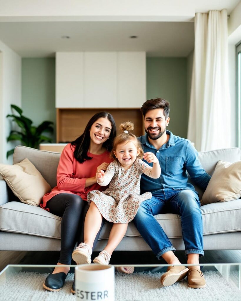 Família com filhos