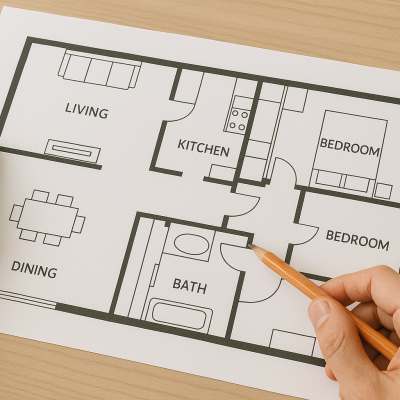 Analisando o projeto do apartamento